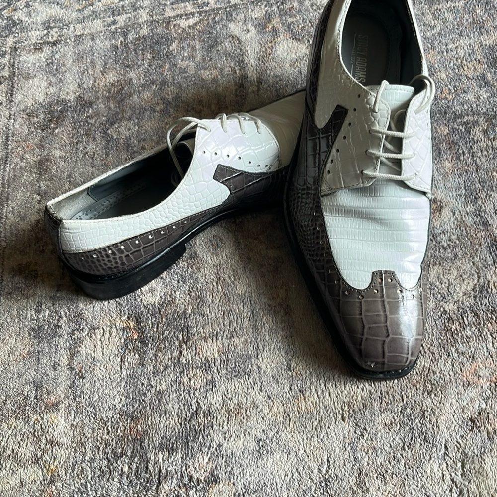 Stylish Crocodile Pattern Men's Oxfords